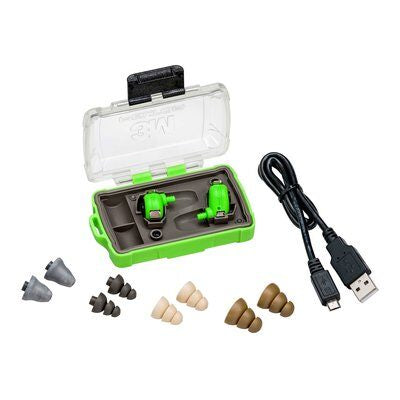 3M Peltor In-Ear-Gehörschutz EEP-100 – SNR 38 dB, Akku 16 h, Grün