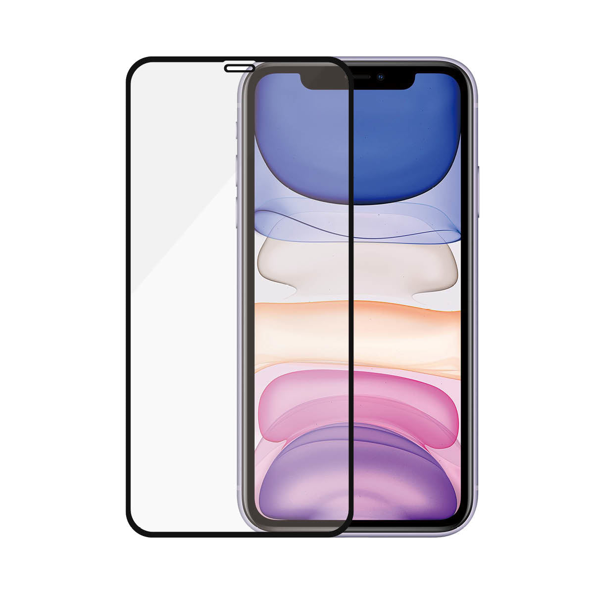 PanzerGlass Displayschutz (Panzerglas), Case Friendly – für iPhone XR/iPhone 11
