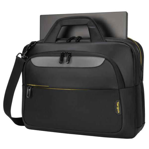 Targus CityGear Notebook-Tasche bis 17,3" – schockresistent, mit Tablet-Fach – Schwarz