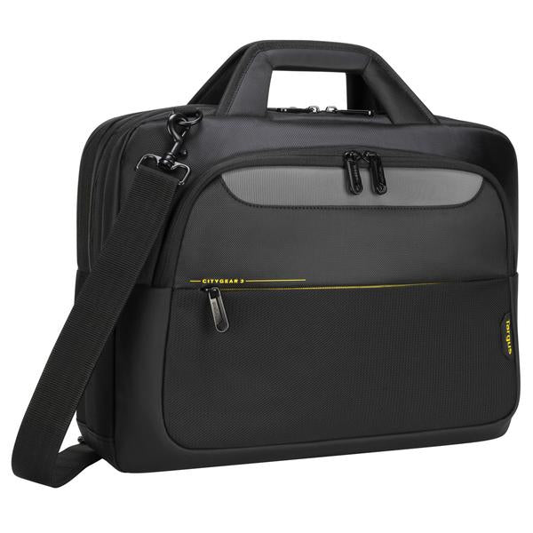 Targus City Gear Notebook-Tasche bis 14" – Trolley-Band, Schultergurt – Schwarz