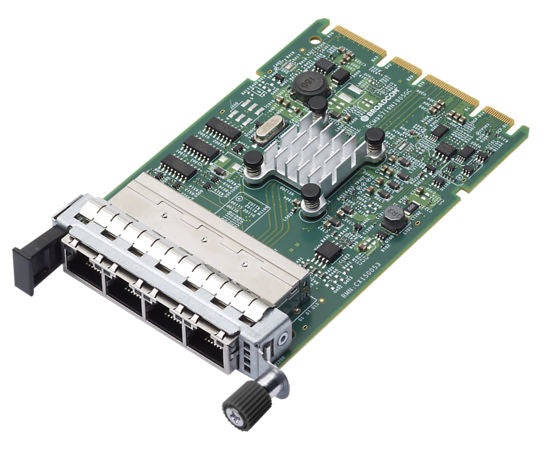 Lenovo ThinkSystem Broadcom 5719 PCIe Netzwerkkarte – 4× RJ‑45, 1 Gbit/s, PCIe 2.0 – für Server R635/R655