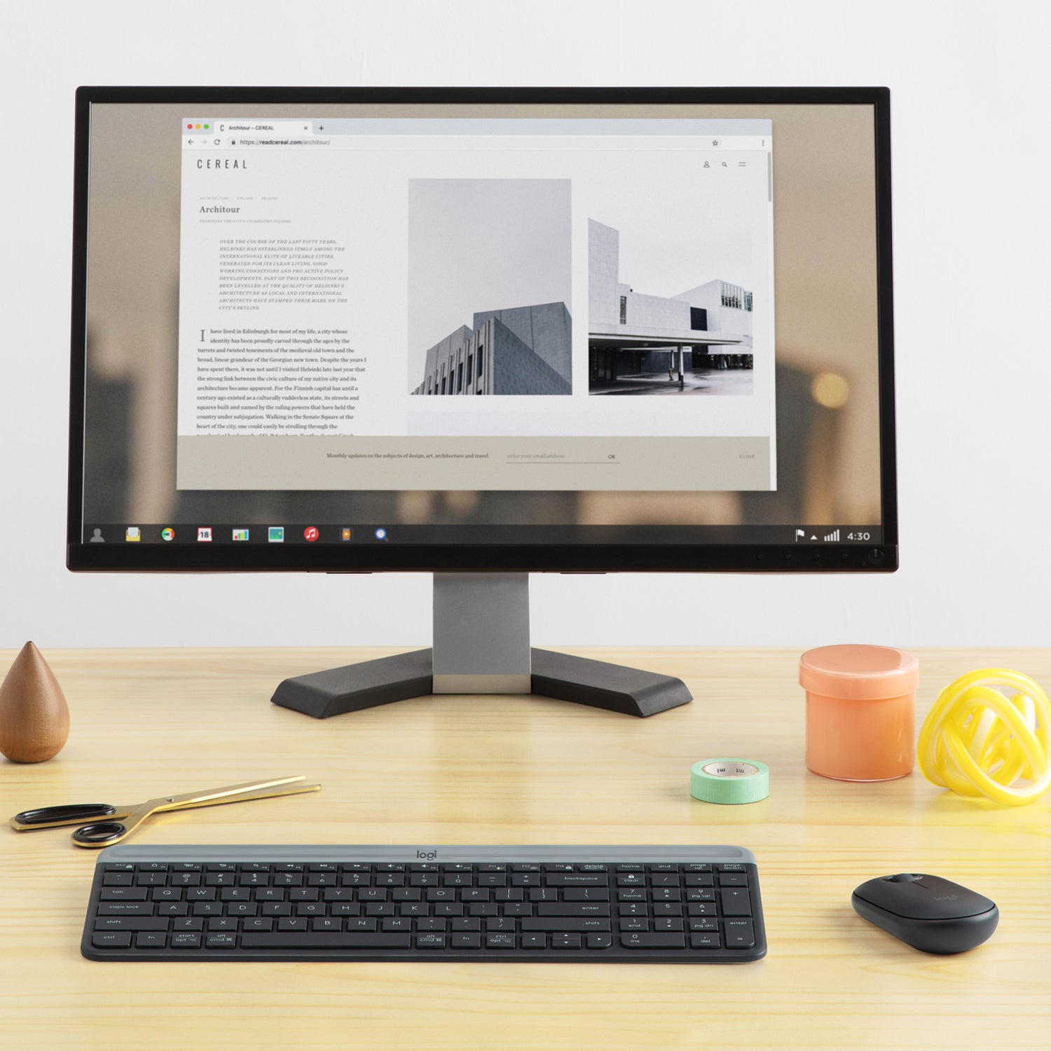 Logitech MK470 – Tastatur, kabellos (2,4 GHz), US-Layout (EN) – für Windows 10, Windows 11 & ChromeOS
