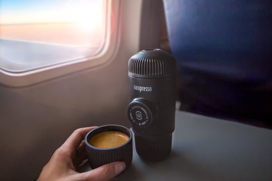 Wacaco Nanopresso Kapselmaschine – für Nespresso, 0,1 l, anthrazit, 6,2 × 15,6 × 7,1 cm