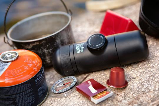 Wacaco Minipresso Kapselmaschine – für Nespresso, 0,1 l, anthrazit