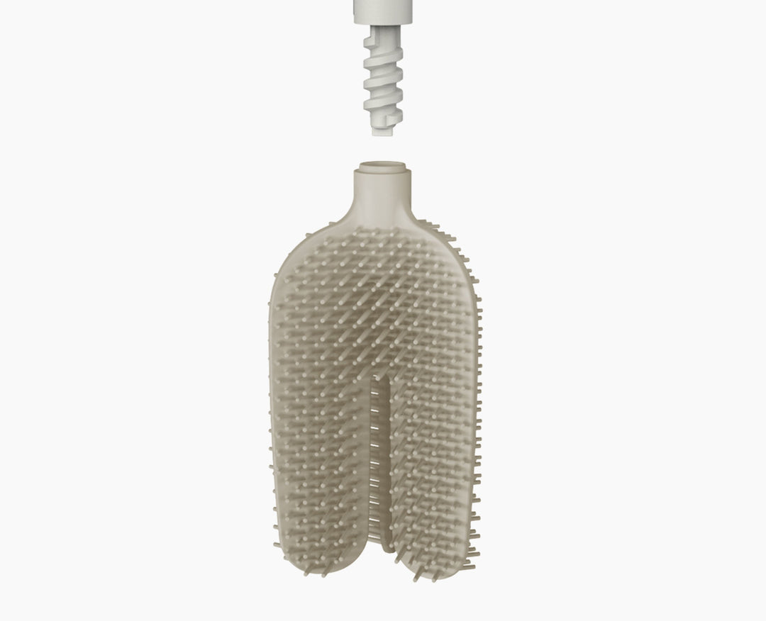Joseph Joseph Toilettenbürsten-Set – Kunststoff, beige, H 43,6 cm