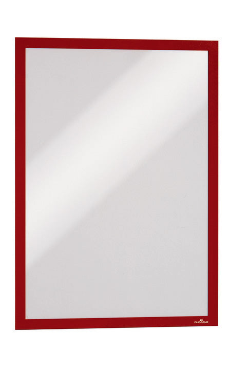Durable DURAFRAME Magnetrahmen – A3 – Rot – 6er-Pack