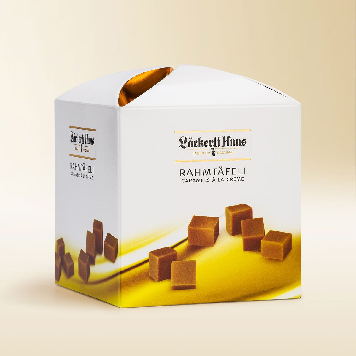 Läckerli Huus AG Läckerli Huus Rahmtäfeli Kaubonbons – Rahmkaramell – 350 g
