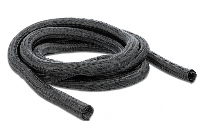 DeLOCK 18853 Kabelschlauch – Ø 13 mm – 2 m – Polyester – Schwarz