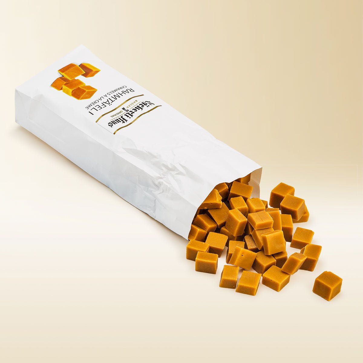 Läckerli Huus AG Läckerli Huus Rahmtäfeli Lutschbonbons – 200 g