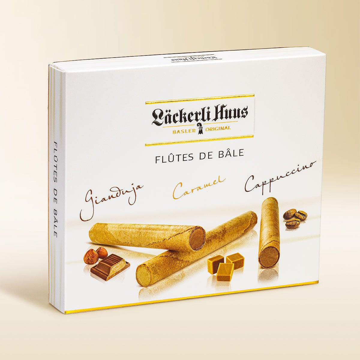 Läckerli Huus AG Läckerli Huus Basel Flûtes Guetzli – assortiert – 275 g