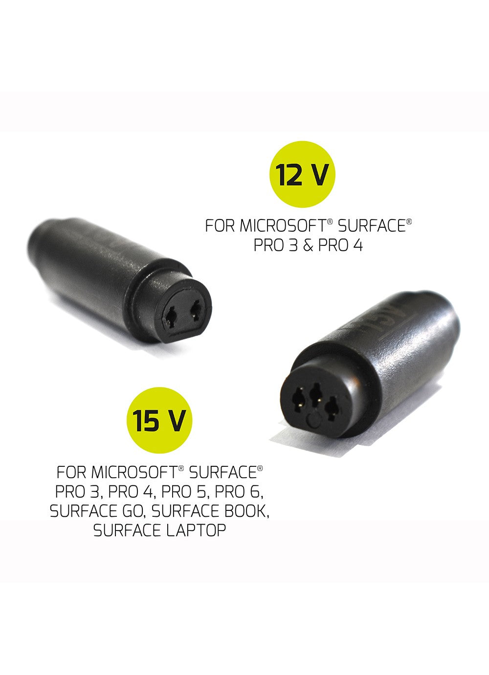 Port Designs 900102 Netzteil 60 W – 12–15 V – für Surface Pro 3, Surface Pro 4 und andere – schwarz