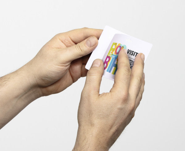 Durable Namensschilder, 86 mm × 97 mm, weiss, Papier, selbstklebend, 100 Blatt