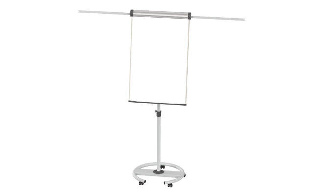 MAULsolid Flipchart Mobil Rundfuss, magnetisch