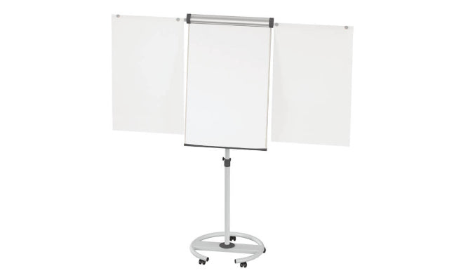 MAULsolid Flipchart Mobil Rundfuss, magnetisch