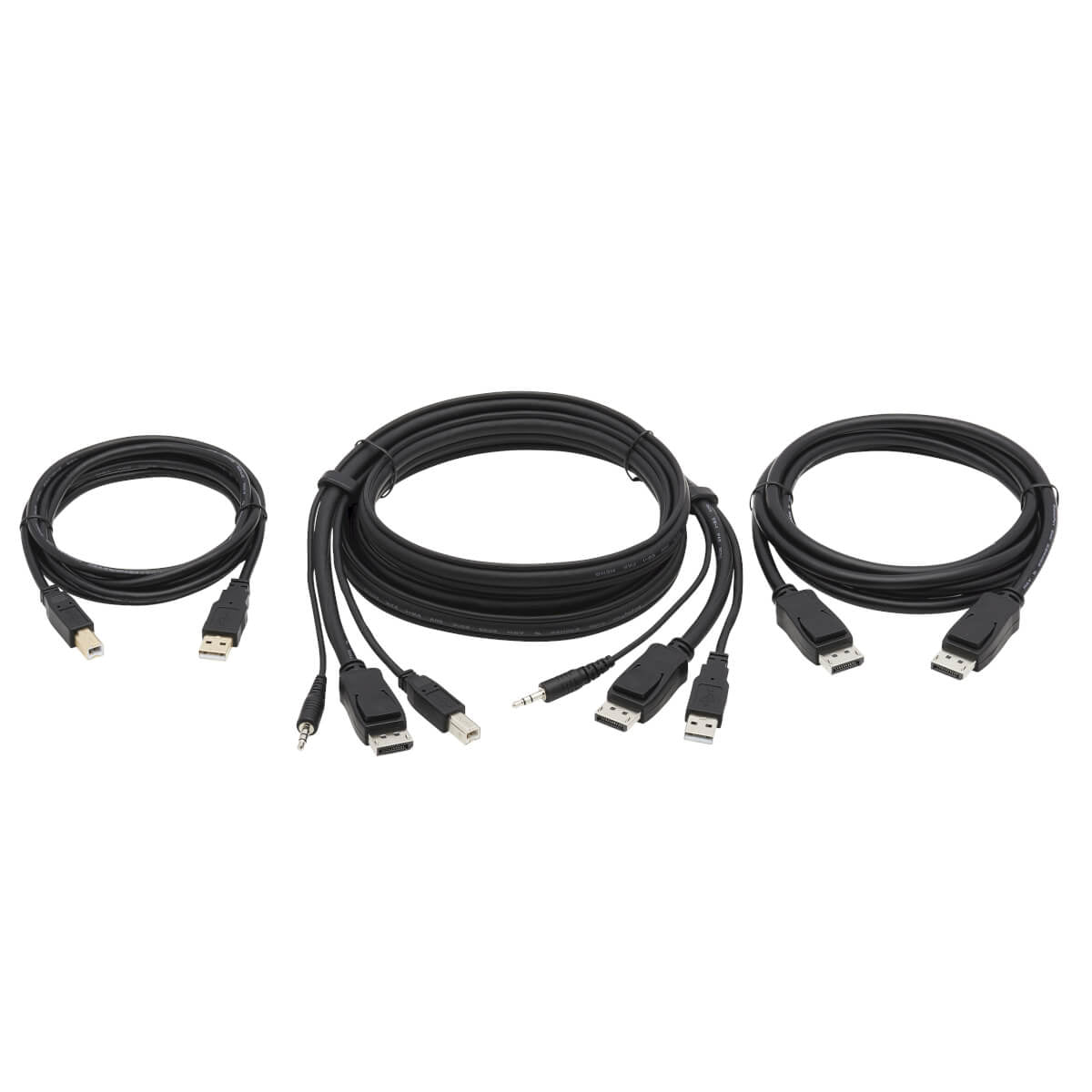 Tripp Lite KVM-Kabelsatz (DisplayPort, USB, Audio) – 4K – 1,83 m