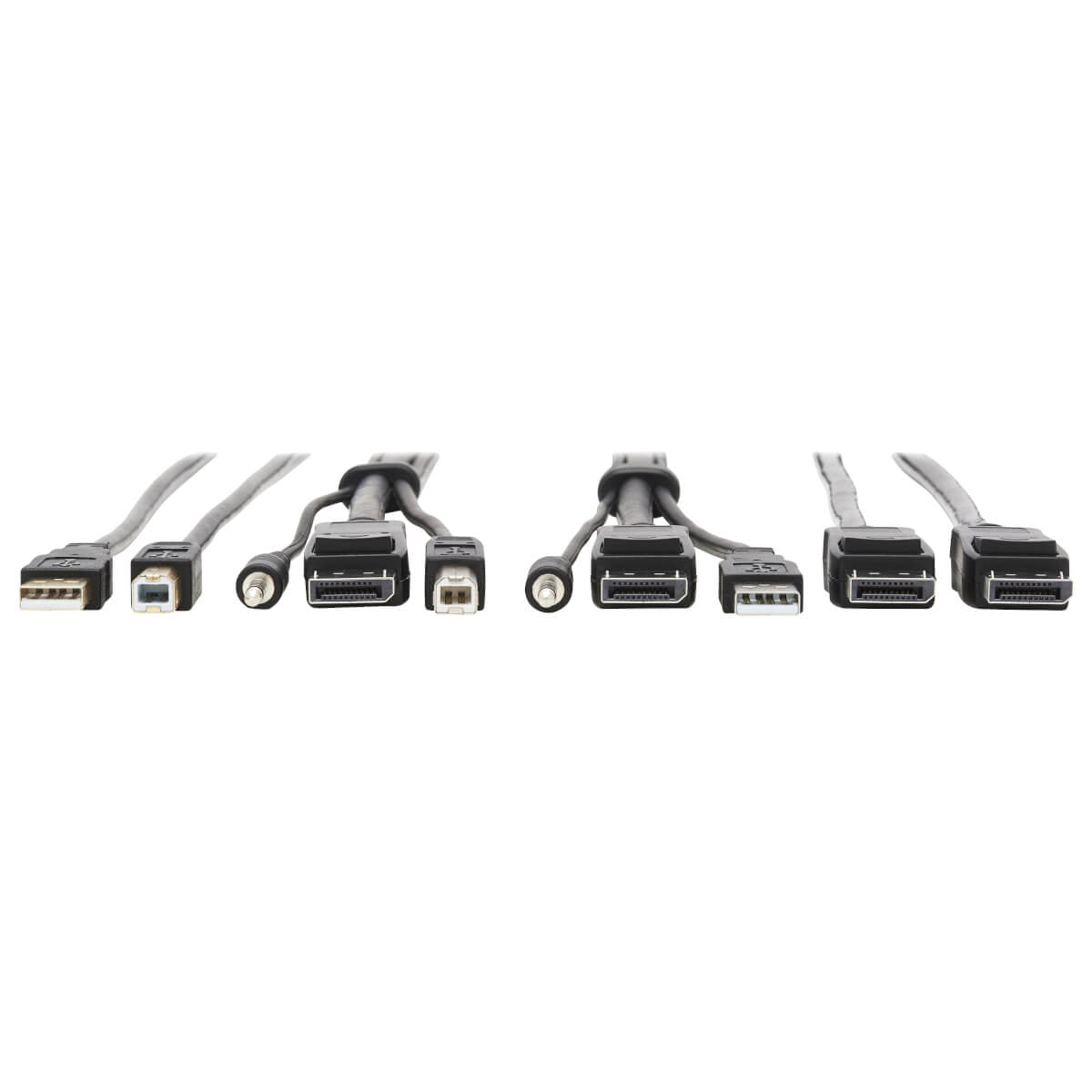Tripp Lite KVM-Kabelsatz (DisplayPort, USB, Audio) – 4K – 1,83 m