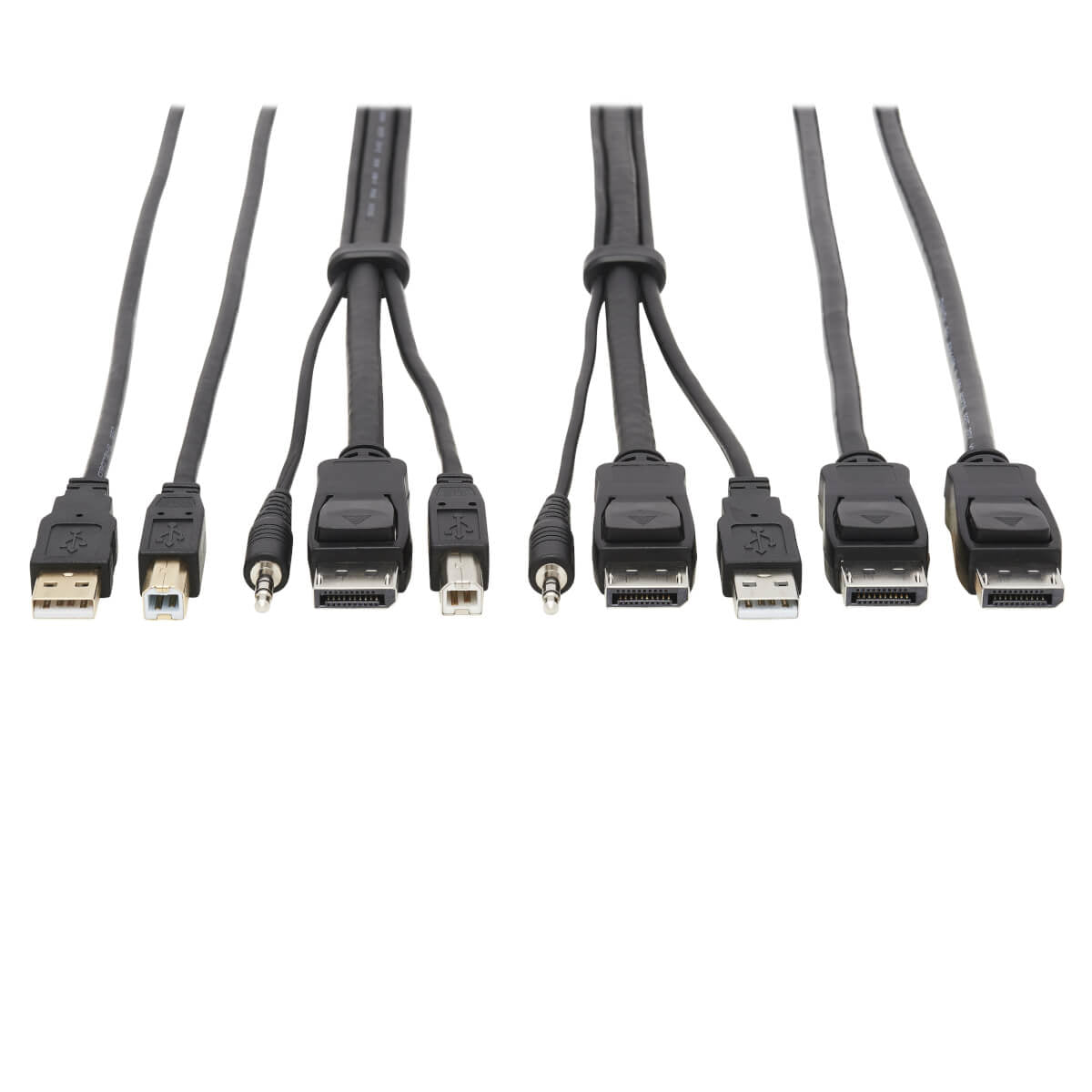 Tripp Lite KVM-Kabelsatz (DisplayPort, USB, Audio) – 4K – 1,83 m