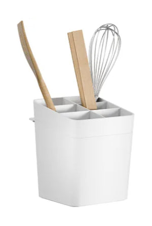TESA Utensilienhalter – ABS-Kunststoff, Weiss, 13,5 × 17 × 14,5 cm