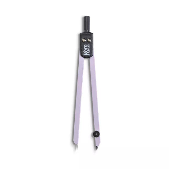 KERN Scola Zirkel – Länge 135 mm, max. Kreis-Ø 30 cm, inkl. Minendose, lila