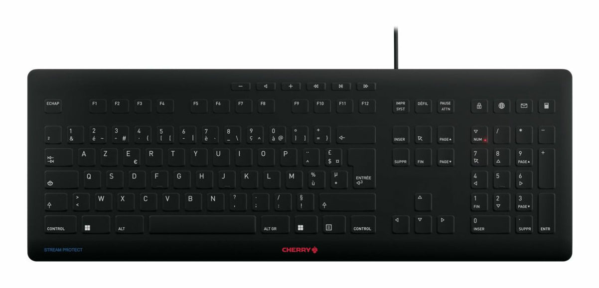 Cherry Stream Protect KB – Tastatur, Schwarz