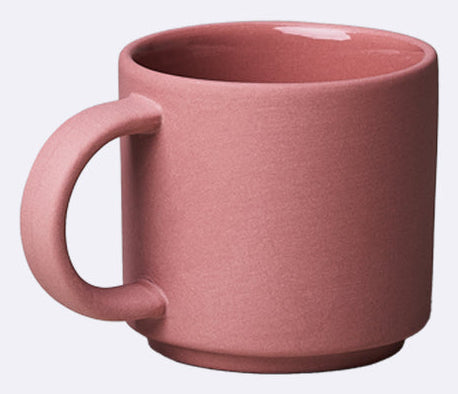 Chic-mic Espressotasse Good Mood Collection – 70 ml, Ø 5,3 cm, H 8,5 cm, Porzellan, Rosa, spülmaschinenfest