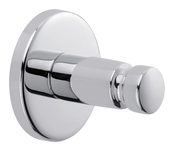 tesa Smooz Handtuchhaken – Klebemontage – 3,7 × 3,7 × 3,7 cm – Silber – Kunststoff