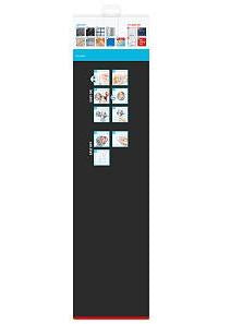 TESA Seifenhalter (Wand) Smooz – Glas/Metall, Klebestreifen, 60×12×5 cm, Chrom matt
