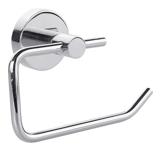 TESA Smooz – Toilettenpapierhalter – chrom, klebend, wandmontiert, 14 × 10 × 5 cm