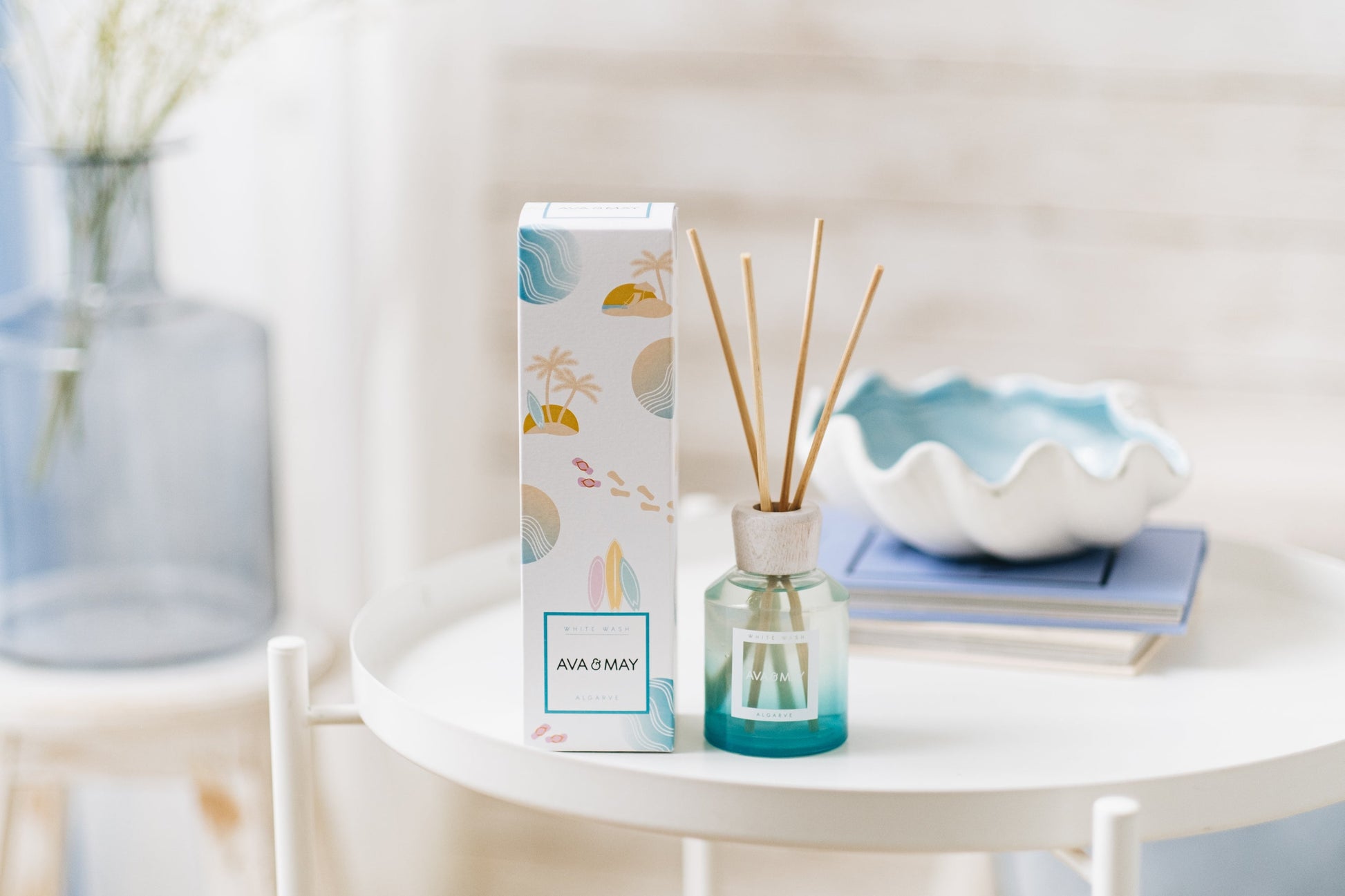 AVA & MAY Duftstäbchen White Wash Meersalz – 100 ml