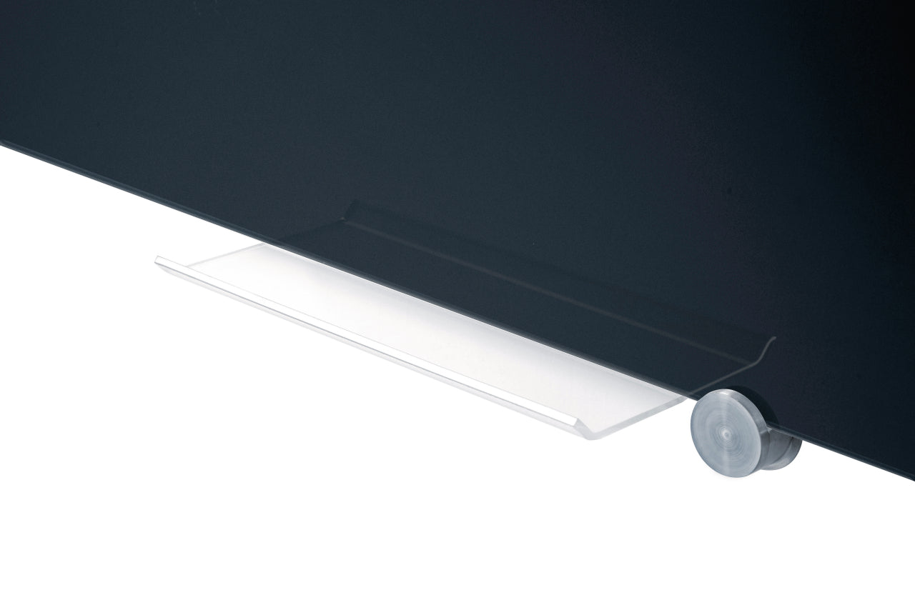 Legamaster Glasboard – schwarz, magnetisch, rahmenlos – 120 × 90 cm