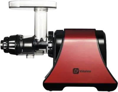 VitaLeo Saftpresse 1200 – 1 l Saftbehälter, 200 W – Rot
