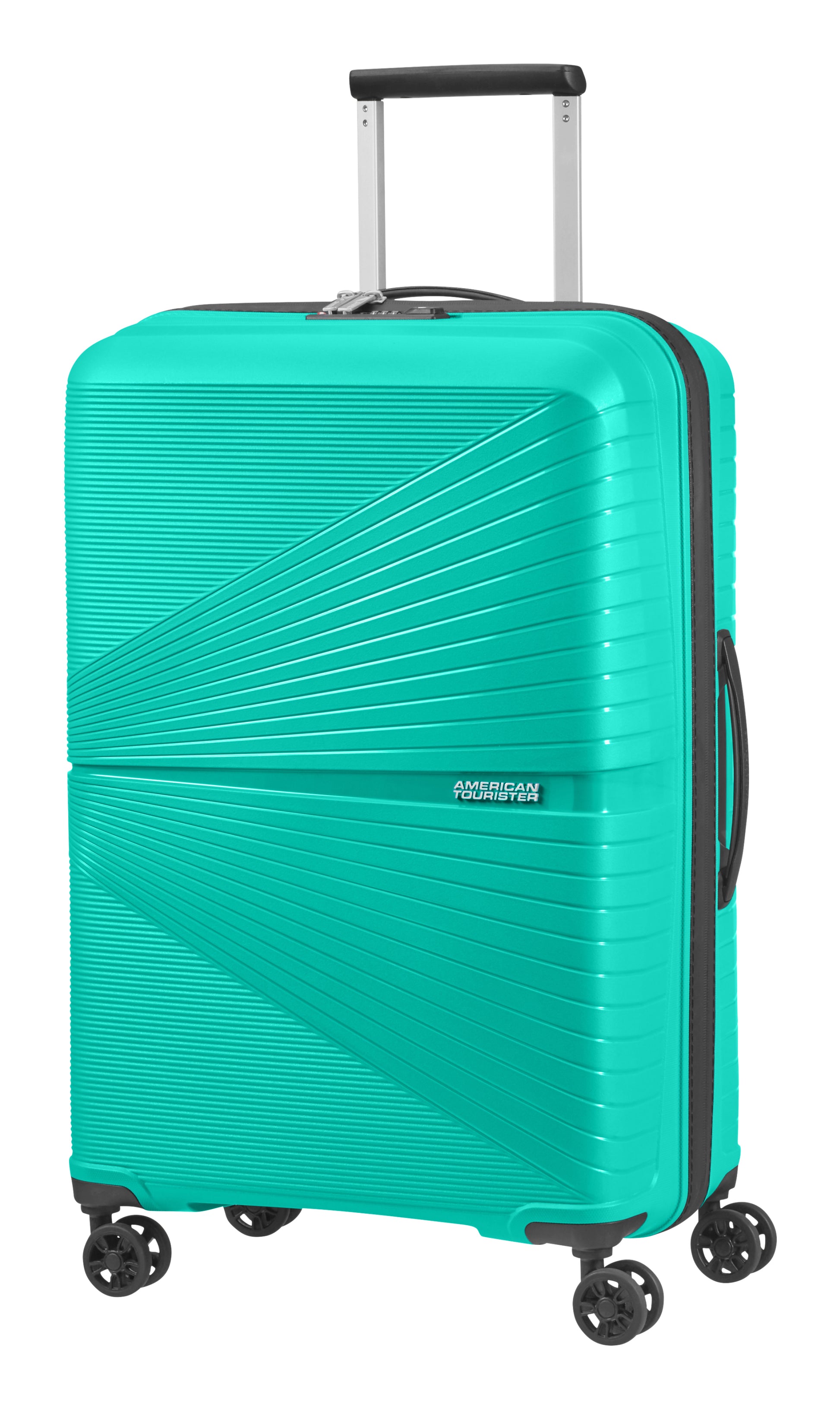American Tourister Trolley Airconic – 67 l, Hartschale, 4 Doppelrollen, mit TSA, Aqua