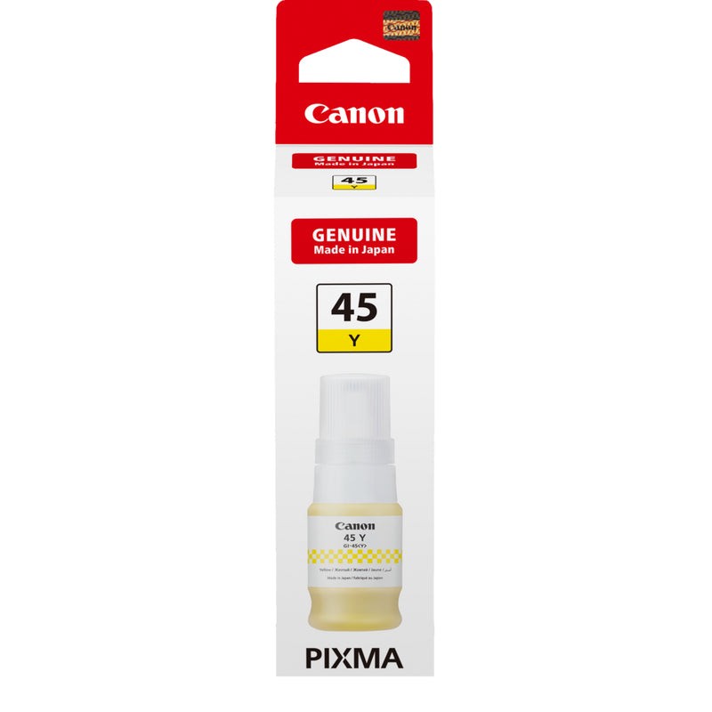 Canon GI-45Y Gelbe Tintenpatrone (Original) – 3'000 Seiten – für Canon MAXIFY GX1040/GX2040