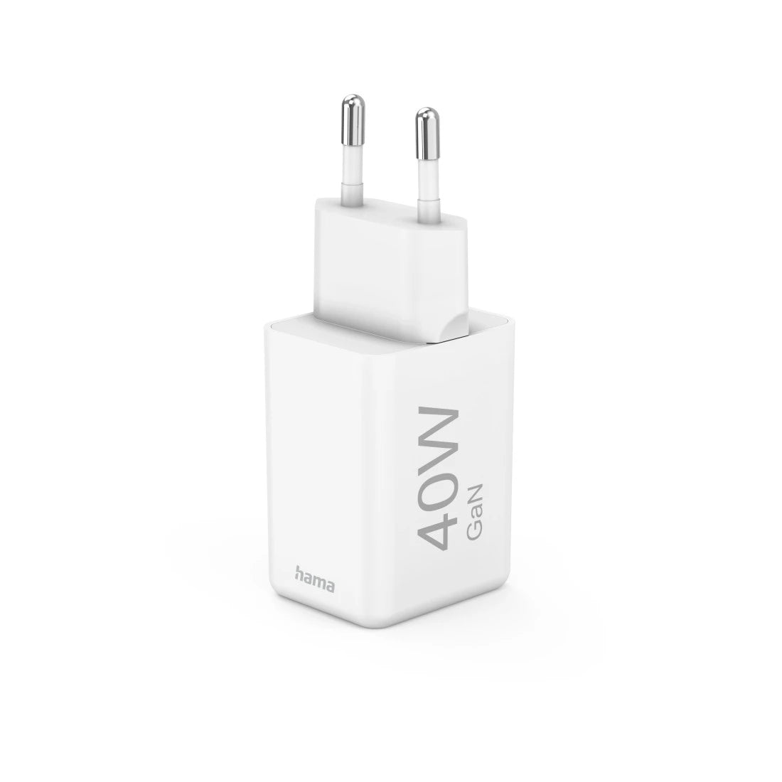 Hama 00201989 USB-Ladegerät 40 W – USB-C×2 – PD, QC 3.0, GaN – Weiss