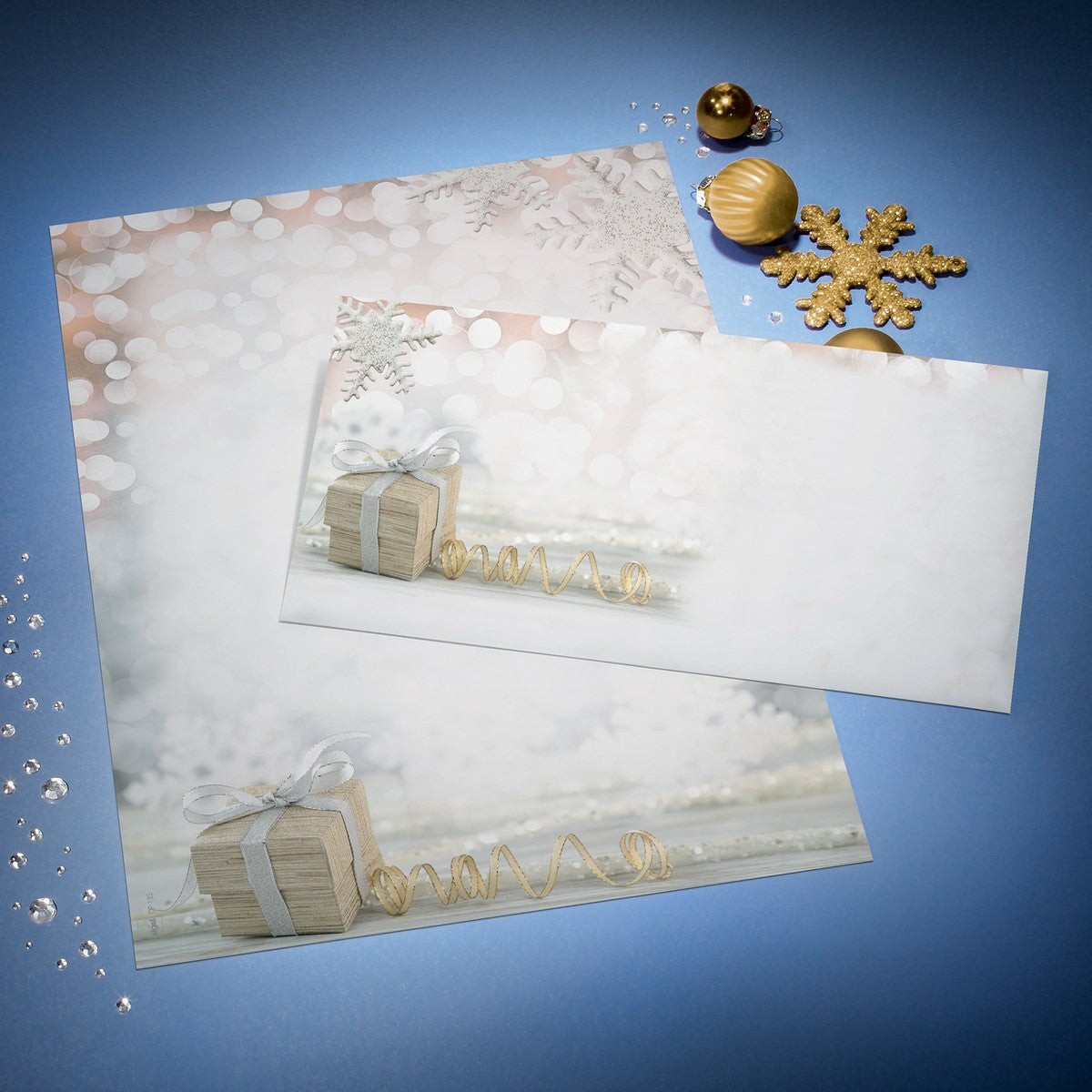 Sigel Motivpapier – A4, 90 g/m², Motiv: Christmas Surprise – für Inkjet/Laser/Kopierer – FSC – 100 Blatt