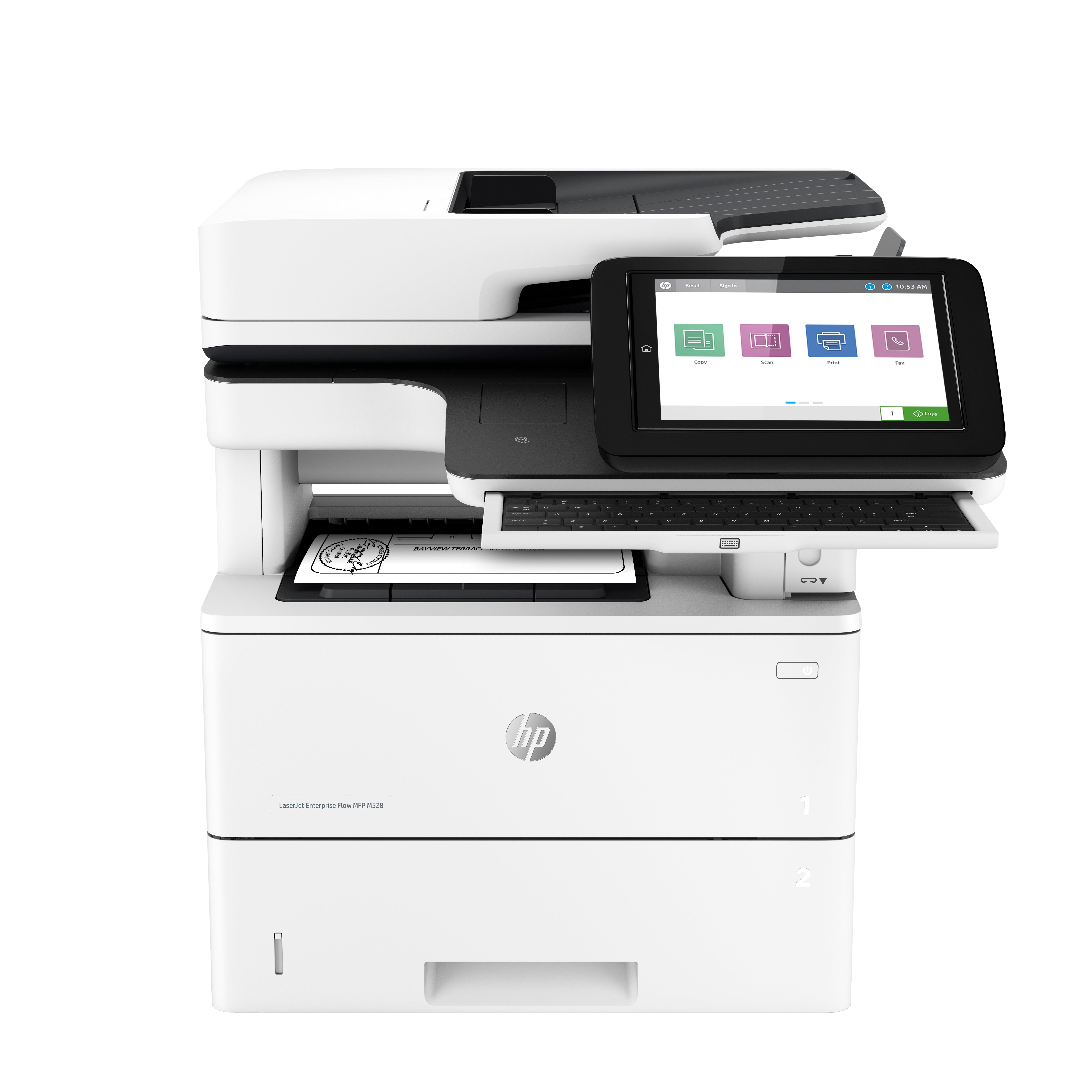 HP LaserJet Enterprise Flow M528Z – S/W Laser-MFP A4 – LAN – Duplex – 43 Seiten/Min S/W