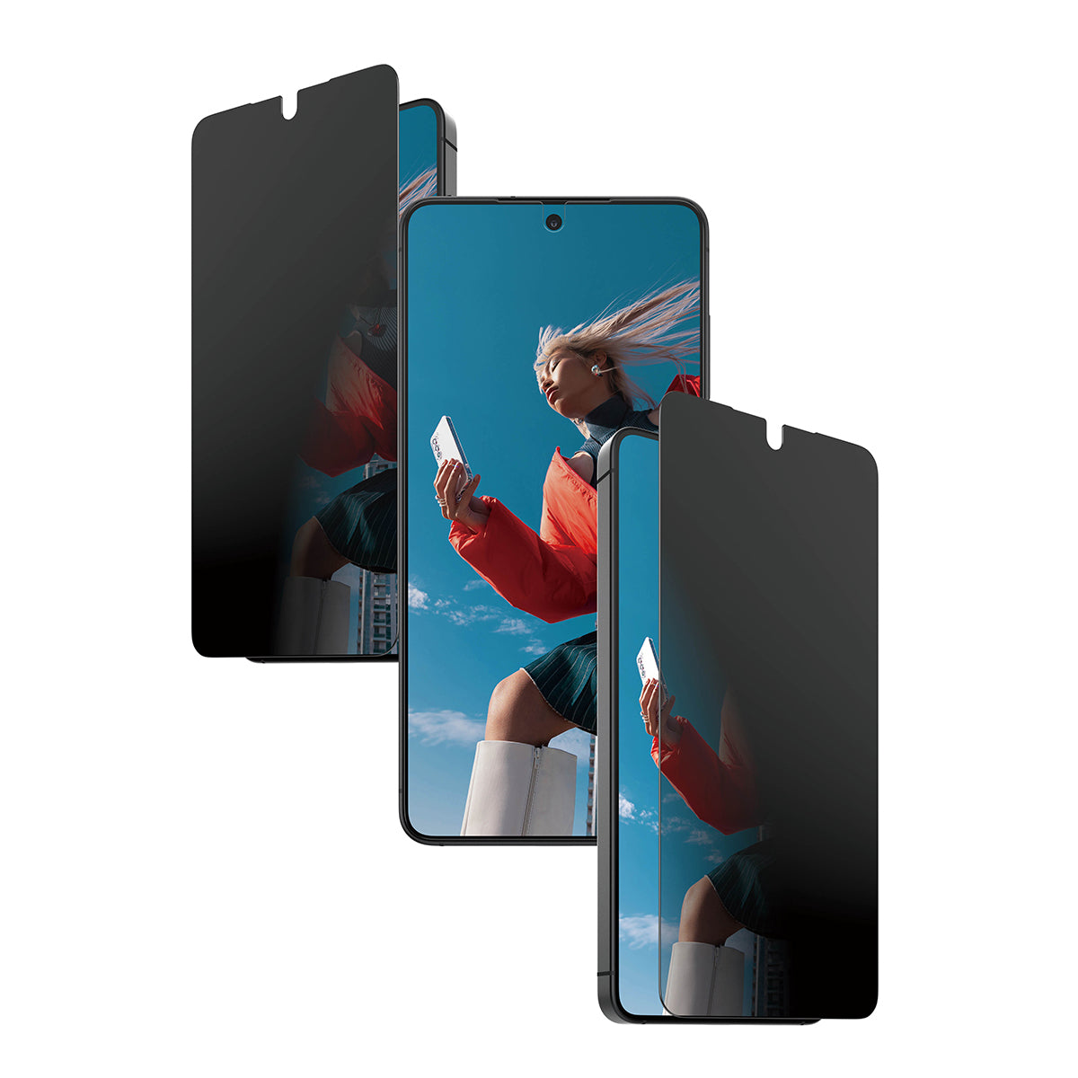 PanzerGlass Privacy-Filter (Folie), Ultra-Wide Fit – für Galaxy S26 – mit Applikator