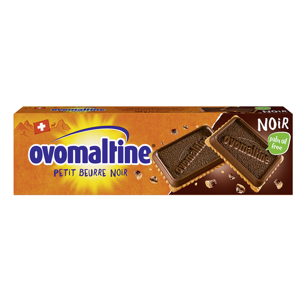 Ovomaltine Petit Beurre Guetzli – Dunkle Schokolade – 145 g