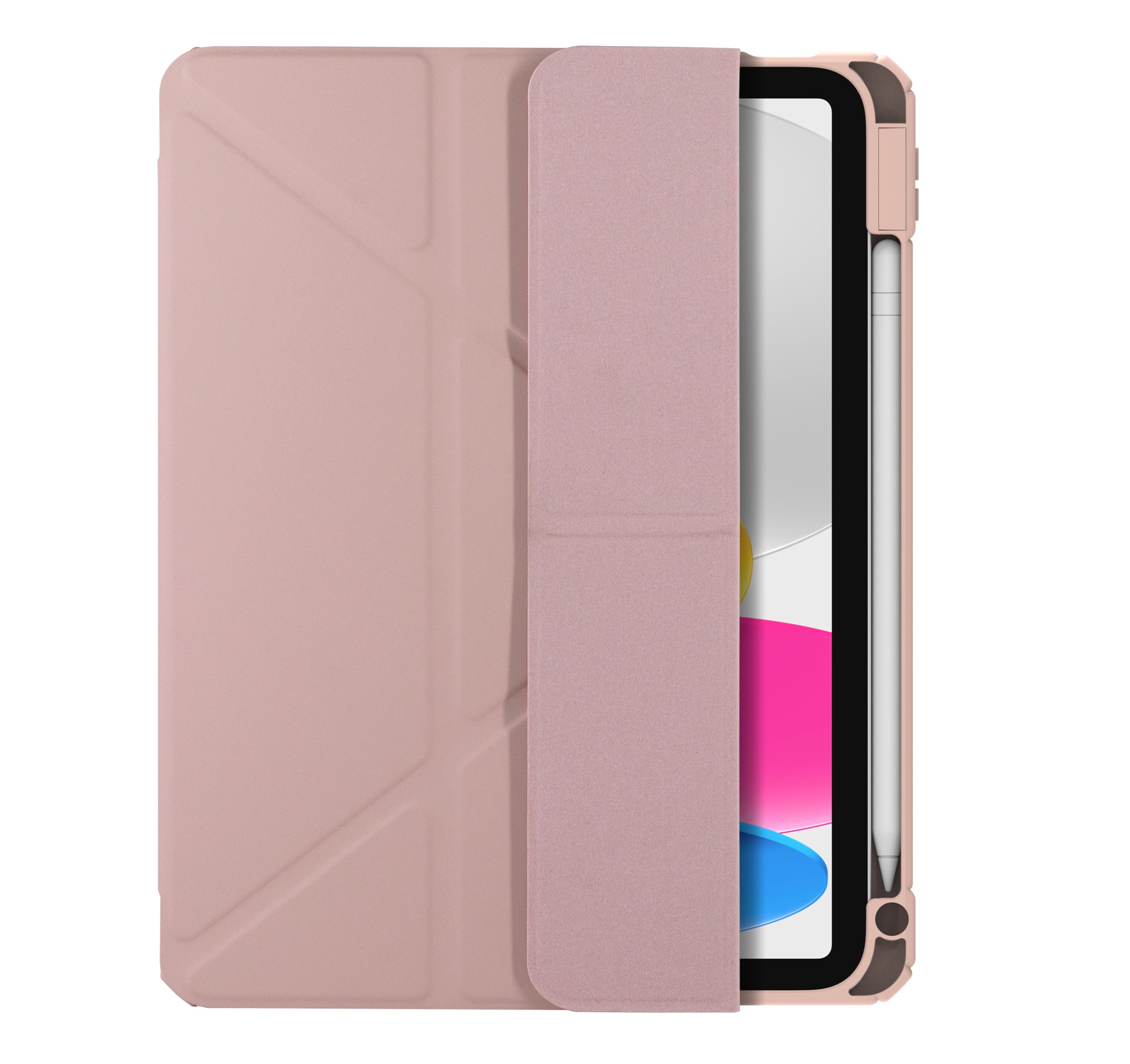 dbramante1928 London Tablet-Hülle für iPad 10,9" (10. Gen.) – Pink Sand