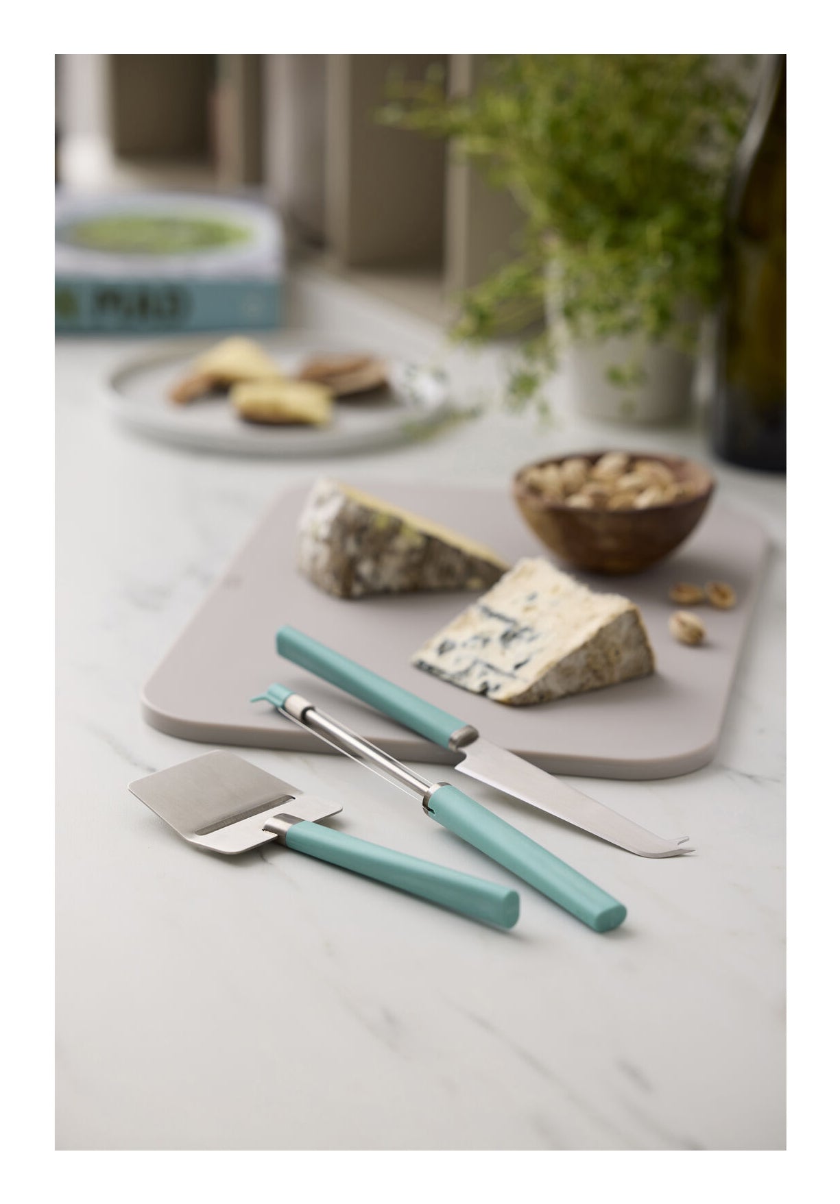 Rosti Käsemesser 19 cm, Edelstahl, Griff Polypropylen (PP), Grün