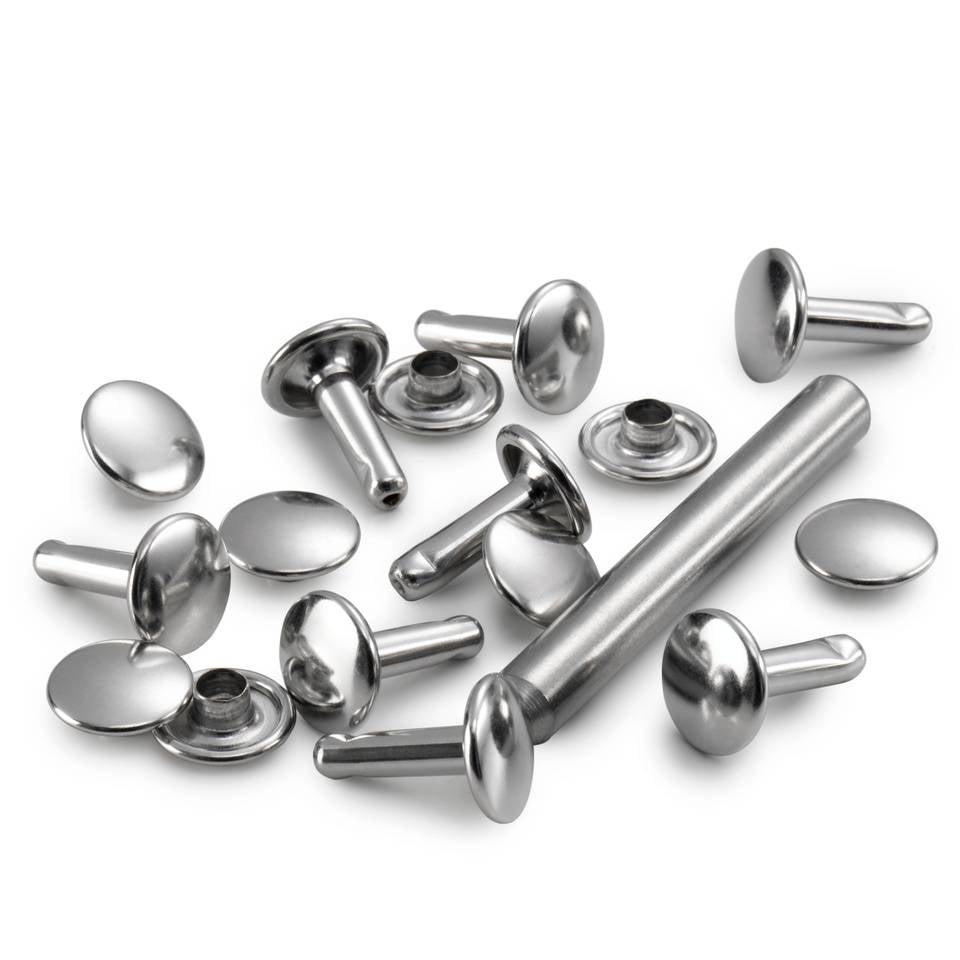 Prym Ösen Ø 9 mm – Messing, silber, 8 Stück