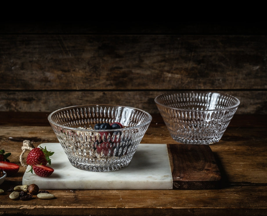 Nachtmann Dessertschale – 2er Set, 740 ml, Ø 16,5 cm, Kristallglas, Transparent, spülmaschinenfest
