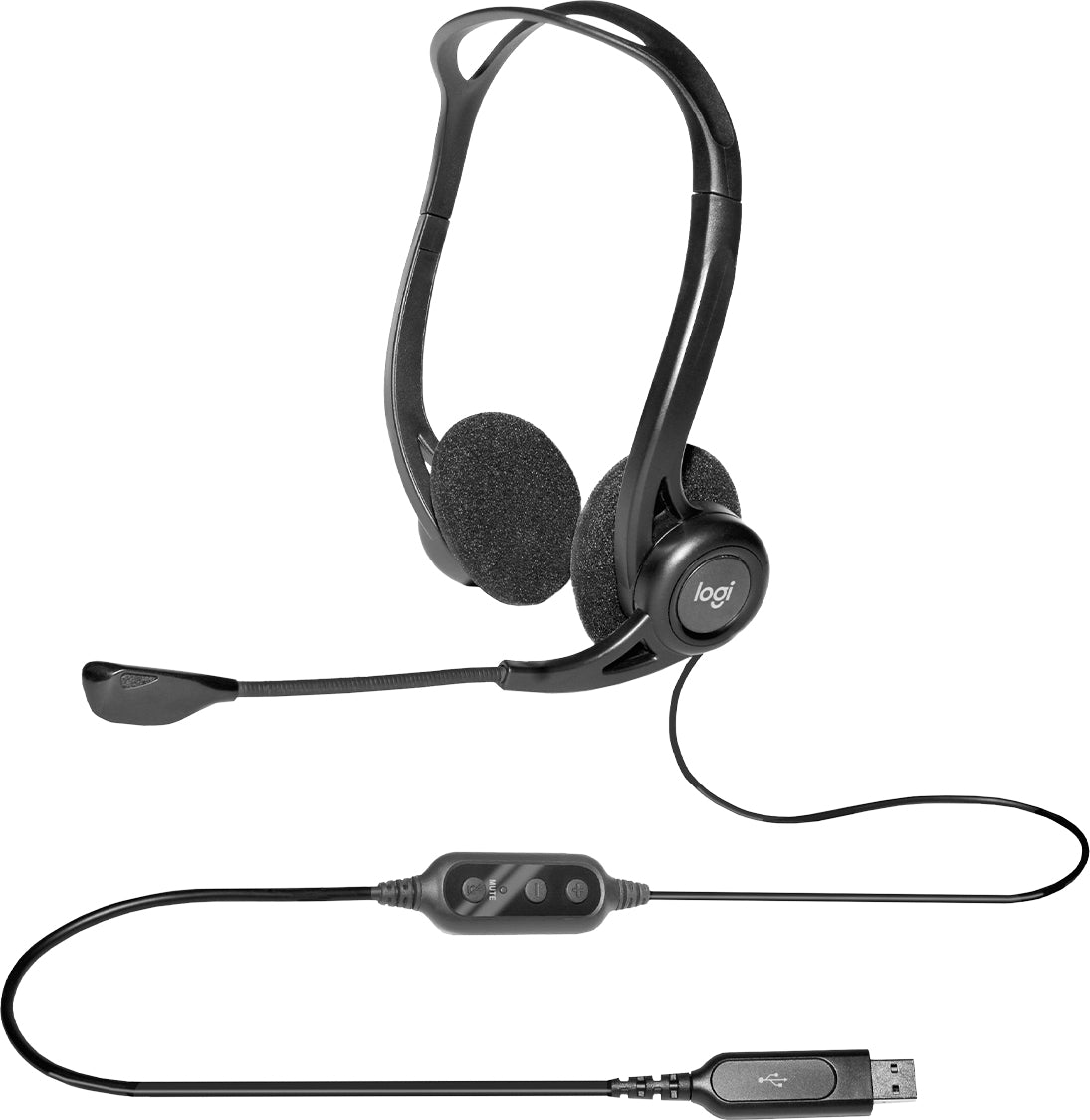 Logitech PC 960 – Duo Headset – USB – Stereo