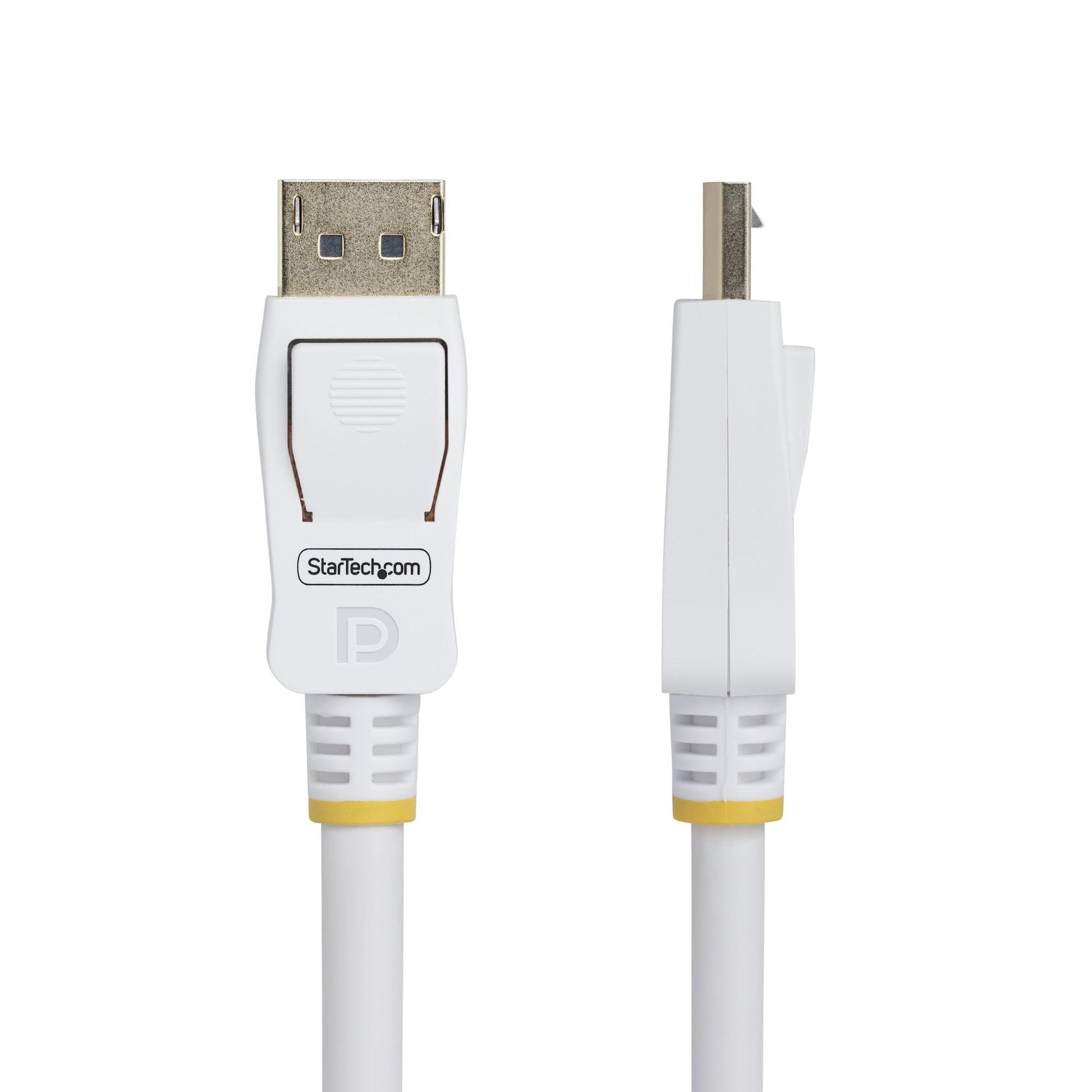StarTech.com DisplayPort Kabel DP 1.2 4K 60 Hz – 3 m – Verriegelbar – Weiss