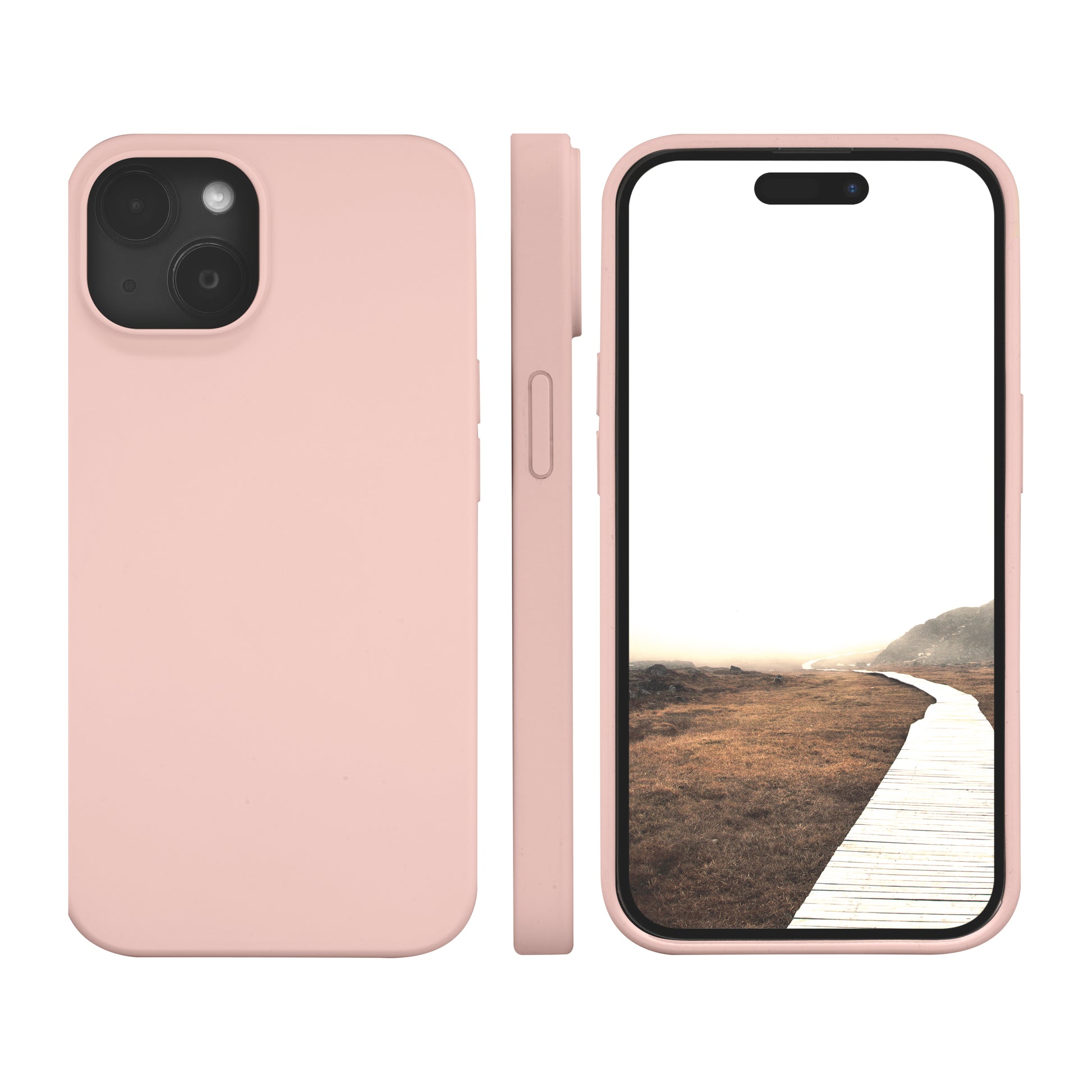 dbramante1928 Monaco Backcover – für Apple iPhone 15 Plus, MagSafe, Pink