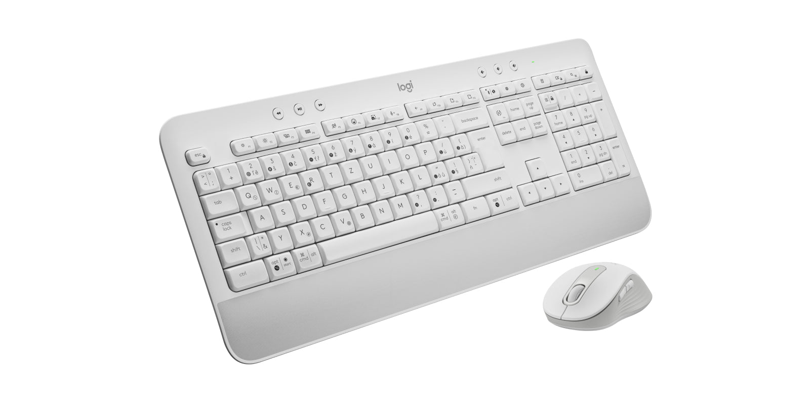 Logitech MK650 for Business – Tastatur- und Maus-Set – Bluetooth & 2,4 GHz (Logi Bolt) – QWERTZ – Weiss