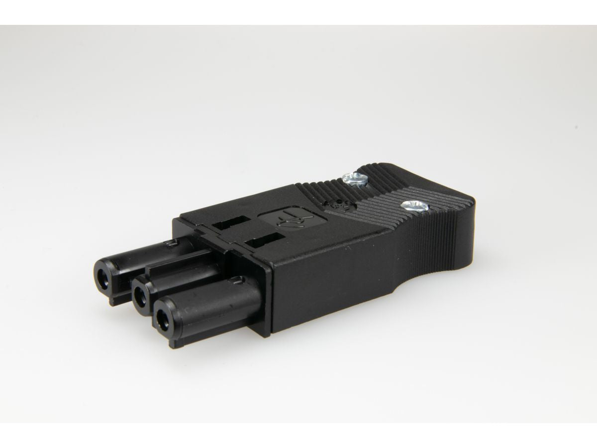 Max Hauri AG Max Hauri Adapterkabel, 3-polig AC 166 zu Schraubklemme, IP20 – schwarz
