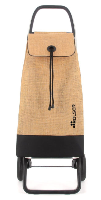 Rolser Stofftasche, Polyester, schwarz, natur, 360×630×190 mm, mit 2 Rädern