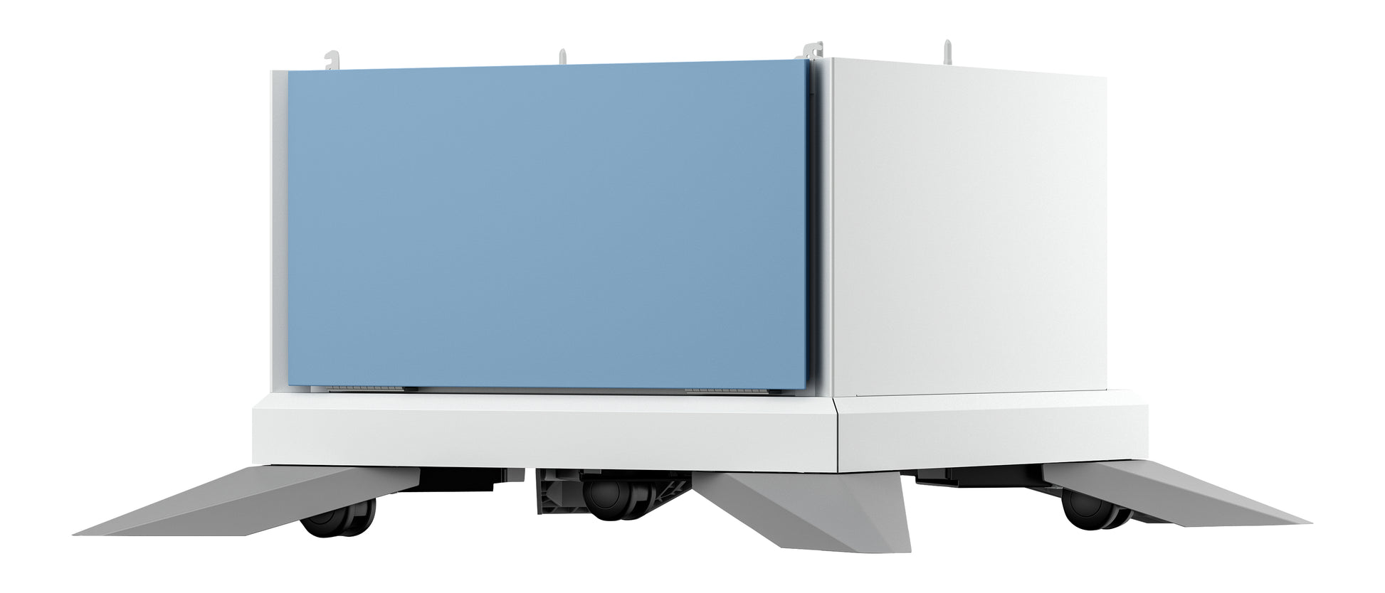 HP Ständer – für Color LaserJet Enterprise 5700dn, X55745dn, MFP 5800dn und andere, Blau, Grau