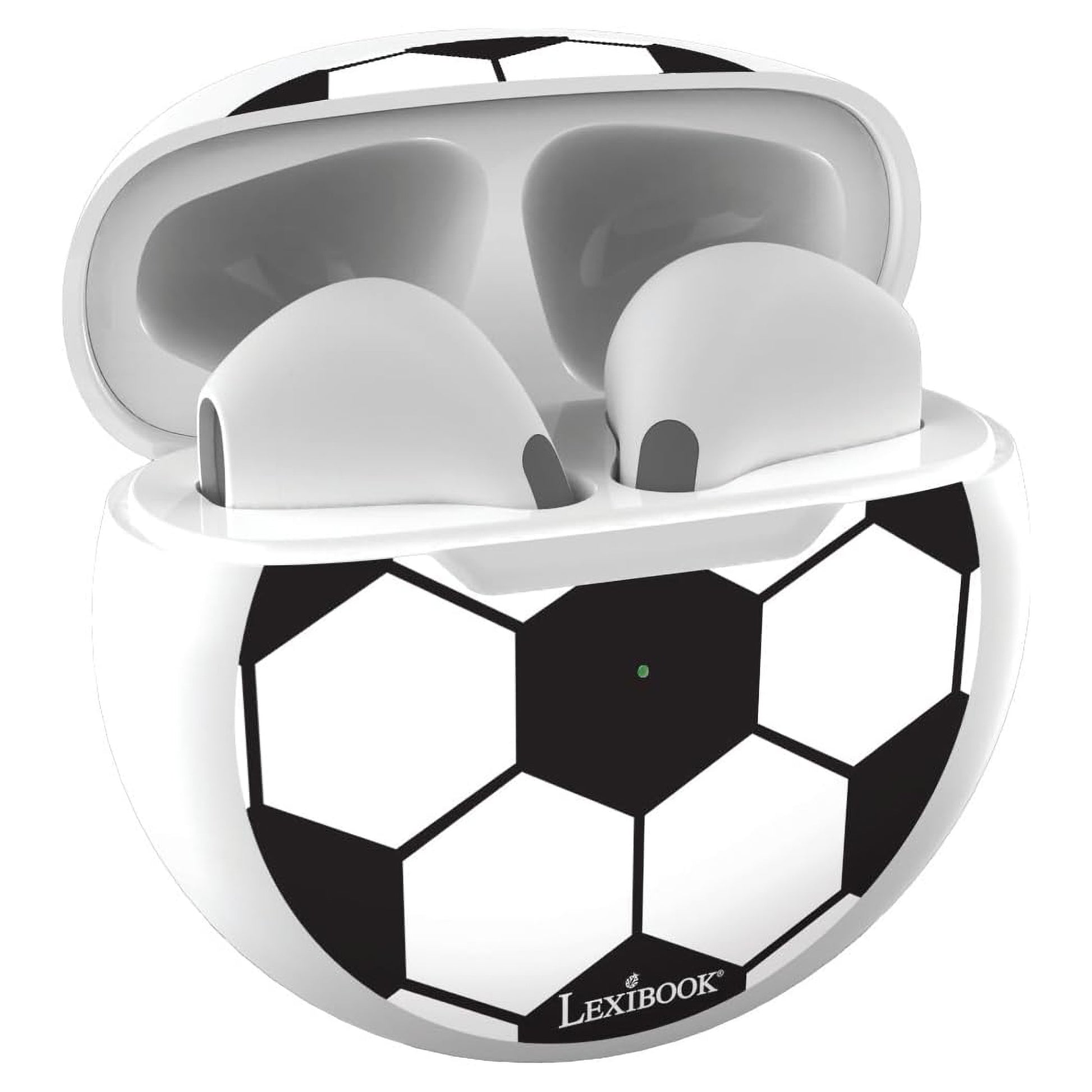 Lexibook Kabellose Bluetooth-Kopfhörer – Fussball-Design, mit Lade- und Aufbewahrungsetui